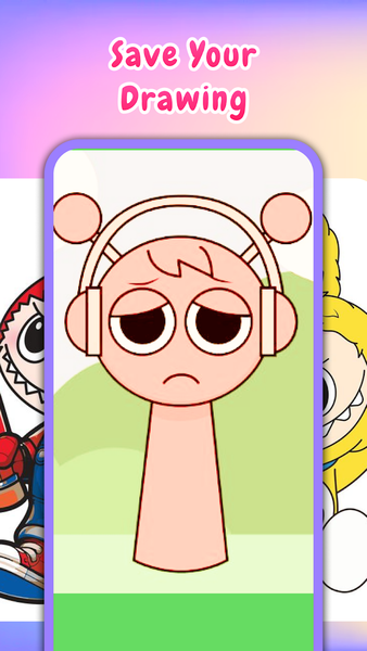 Lockscreen Drawing : Love Draw - Image screenshot of android app