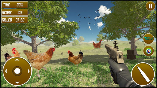 Chicken Hunter 2020: The Hen h - Gameplay image of android game