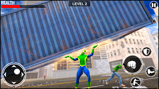 Wicked Joker Spider Battle Hero Fight Rope Power - Gameplay image of android game