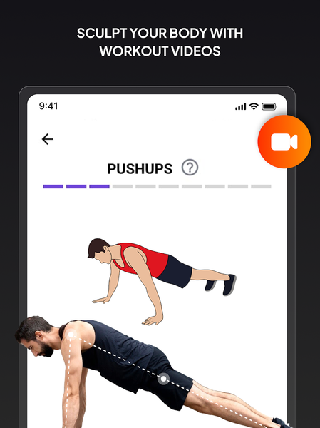 Weight loss in 30 days workout - Image screenshot of android app
