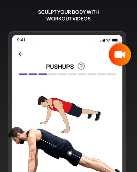 Weight loss in 30 days workout - Image screenshot of android app