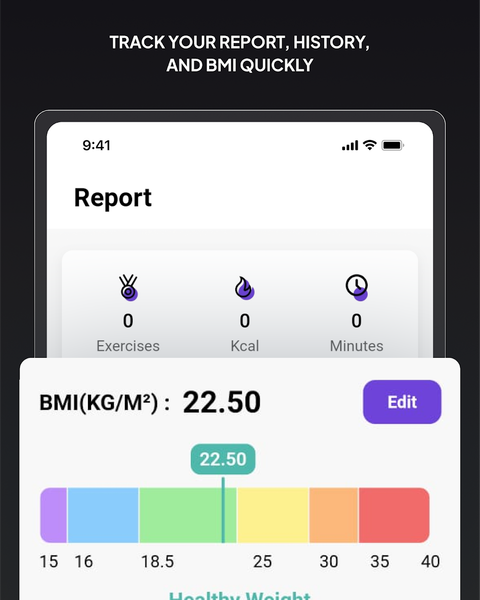 Weight loss in 30 days workout - Image screenshot of android app