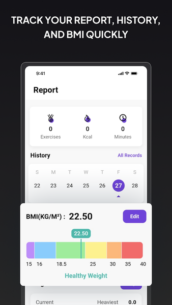 Weight loss in 30 days workout - Image screenshot of android app