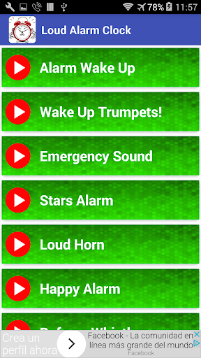 Loud Alarm Clock Ringtones - Image screenshot of android app