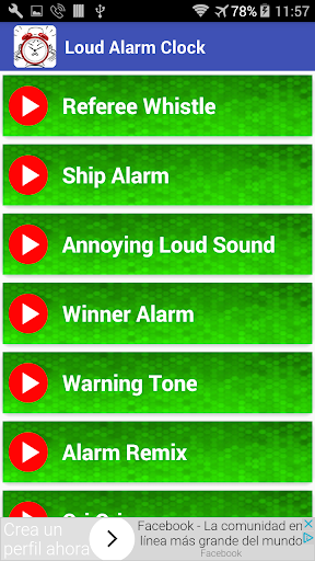Loud Alarm Clock Ringtones - عکس برنامه موبایلی اندروید