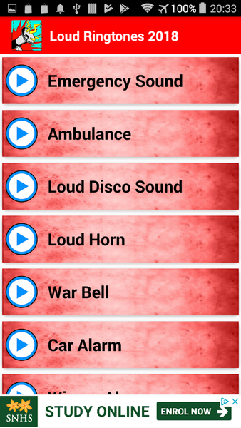 Loud Ringtones 2020 - Image screenshot of android app
