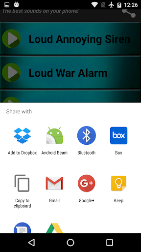 Loud Siren Ringtones Remix - Image screenshot of android app