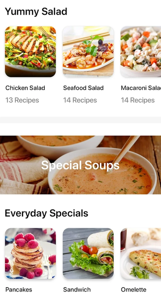 Cheap Food Recipes App - عکس برنامه موبایلی اندروید