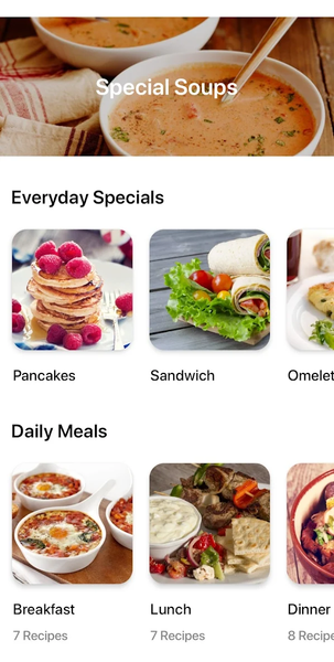 Cheap Food Recipes App - عکس برنامه موبایلی اندروید