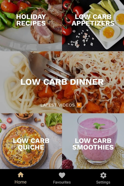 Low Carb Diet Recipes Apps - Image screenshot of android app