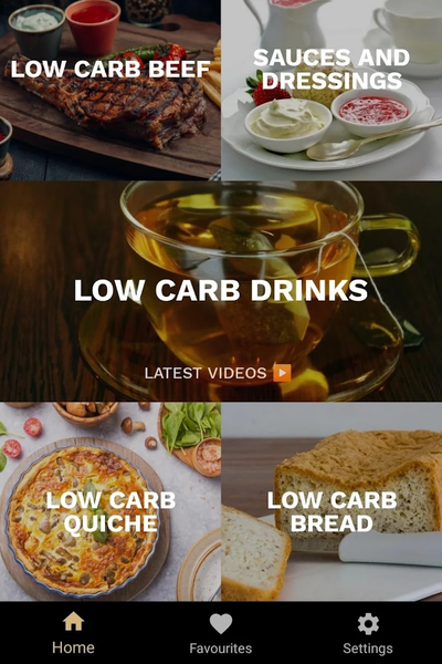 Low Carb Diet Recipes Apps - Image screenshot of android app