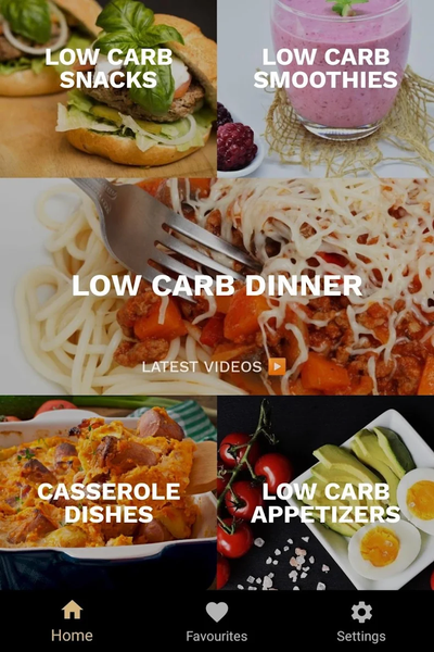 Low Carb Diet Recipes Apps - Image screenshot of android app