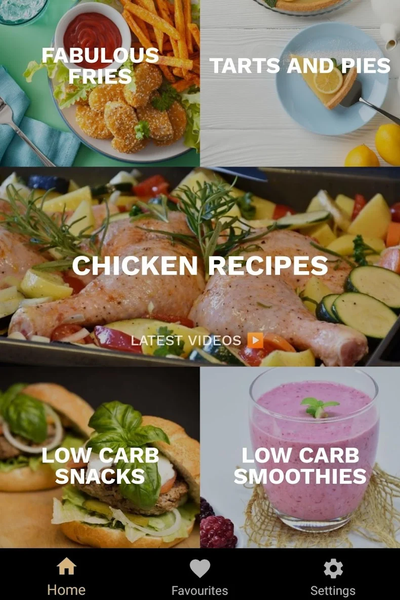 Low Carb Diet Recipes Apps - Image screenshot of android app