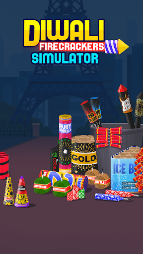 Diwali Firecrackers Simulator - Gameplay image of android game