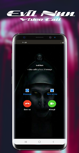 Call Evil Nun | Fake Video Cal - Image screenshot of android app