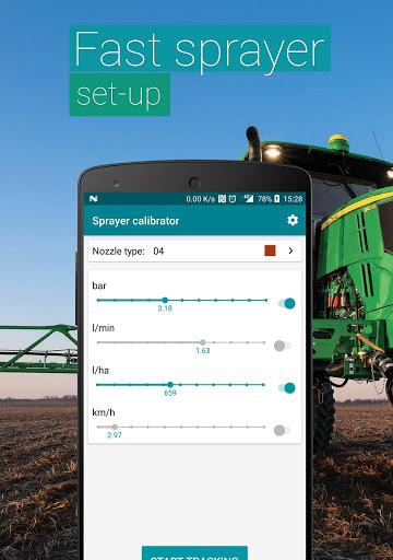 Sprayer calibrator - عکس برنامه موبایلی اندروید