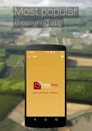 GPS Fields Area Measure – محاسبه‌ی مساحت زمین با جی پی اس - Image screenshot of android app