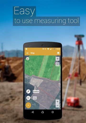 GPS Fields Area Measure – محاسبه‌ی مساحت زمین با جی پی اس - عکس برنامه موبایلی اندروید