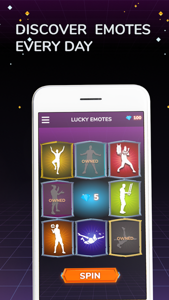 LuckyEmotes - Emotes Simulator - عکس برنامه موبایلی اندروید