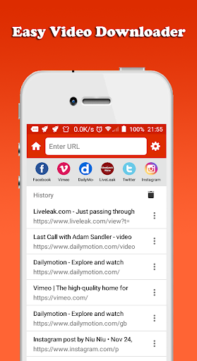 Easy Video Downloader - عکس برنامه موبایلی اندروید