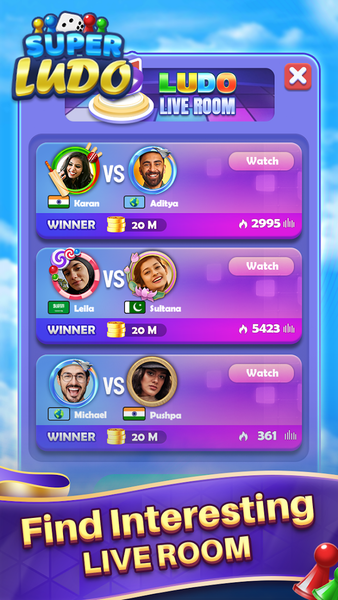 Ludo Super: Fun Board Game - Gameplay image of android game