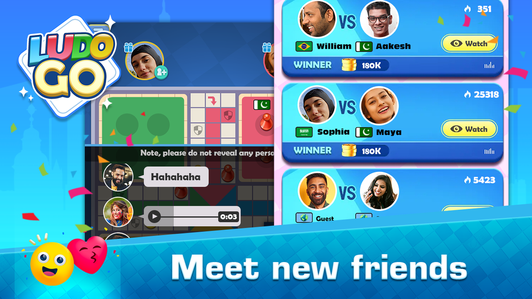 Ludo Go: Online Board Game - Gameplay image of android game