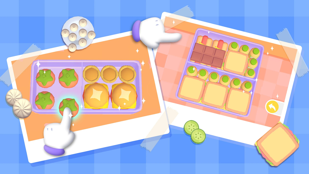 Fill Lunch Box: Organize Games - عکس بازی موبایلی اندروید