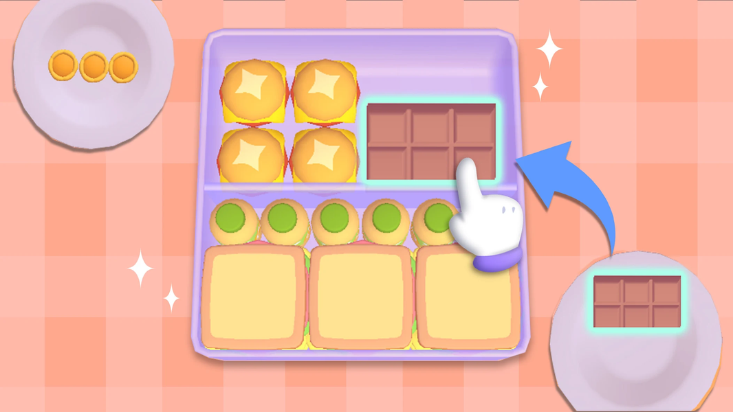 Fill Lunch Box: Organize Games - عکس بازی موبایلی اندروید