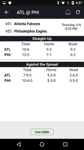 Live Scores & Odds - Image screenshot of android app