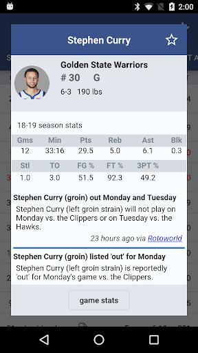 Sports Alerts - live scores - Image screenshot of android app