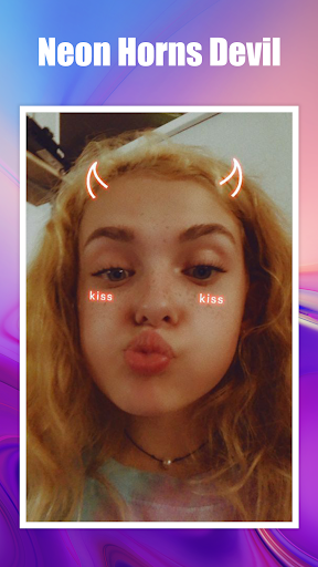 Neon Horns Devil - Neon Devil - Image screenshot of android app