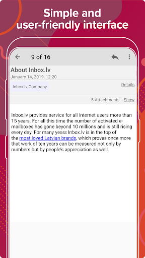 Inbox.lv - عکس برنامه موبایلی اندروید