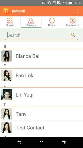 IndyCall - calls to India - عکس برنامه موبایلی اندروید