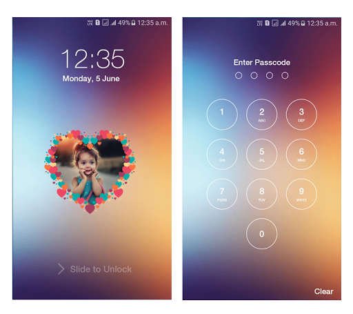 iOS 10 Lock Screen - عکس برنامه موبایلی اندروید