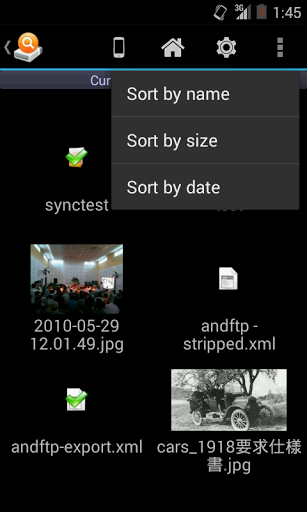 AndExplorer - Image screenshot of android app