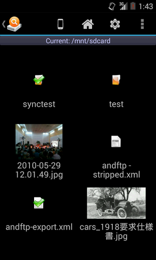 AndExplorer - Image screenshot of android app