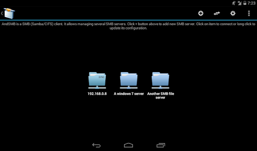 AndSMB File Manager - Image screenshot of android app