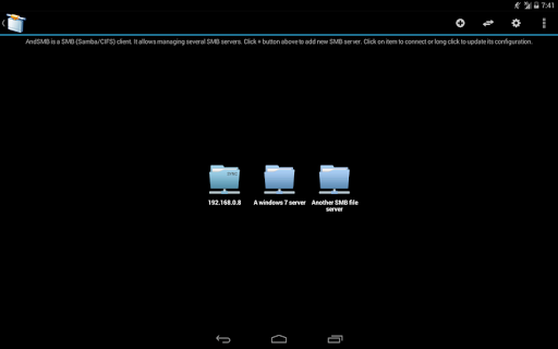 AndSMB File Manager - Image screenshot of android app