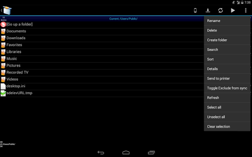 AndSMB File Manager - Image screenshot of android app