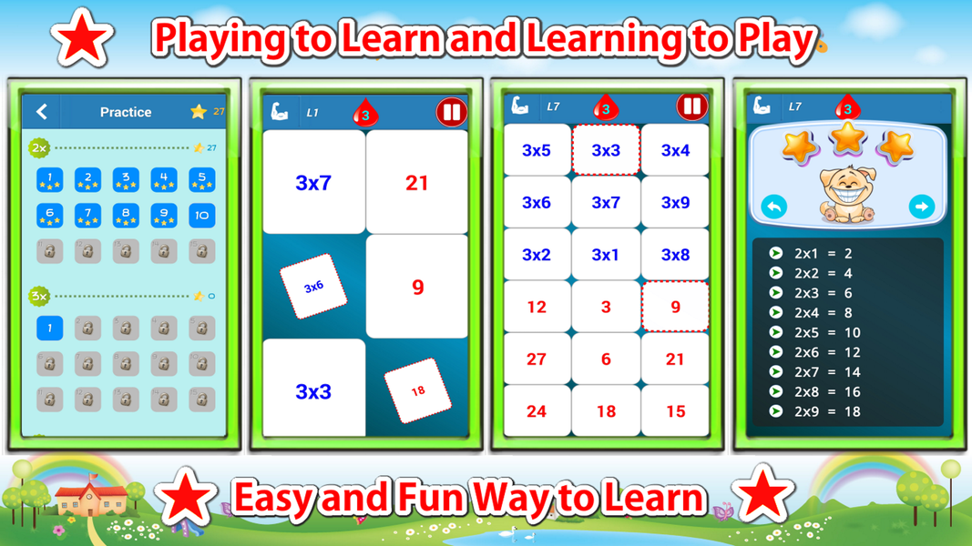 Multiplication Tables Game - عکس برنامه موبایلی اندروید