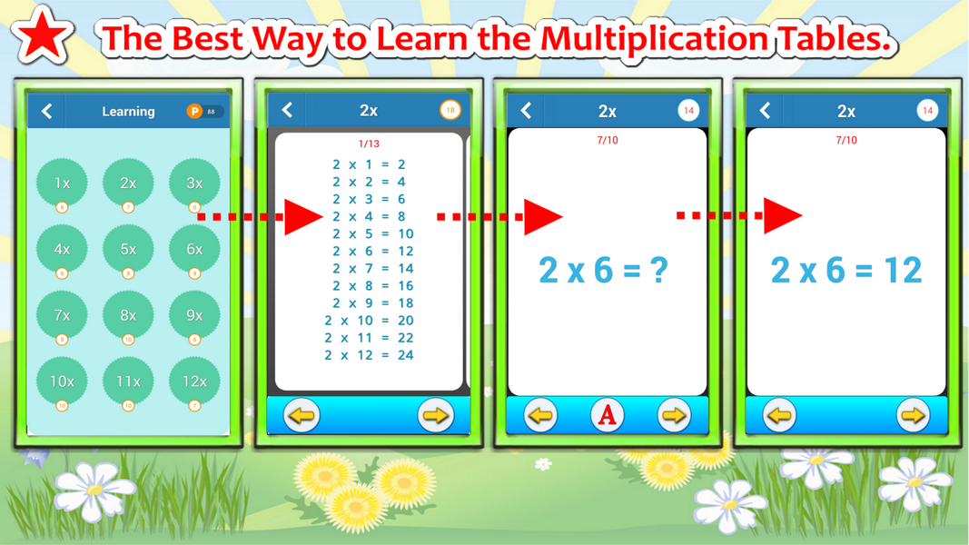 Multiplication Tables Game - عکس برنامه موبایلی اندروید