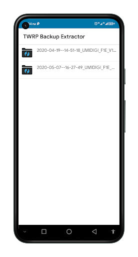 TWRP Backup Extractor - عکس برنامه موبایلی اندروید