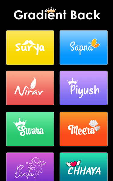 Name Art Photo Editor - عکس برنامه موبایلی اندروید