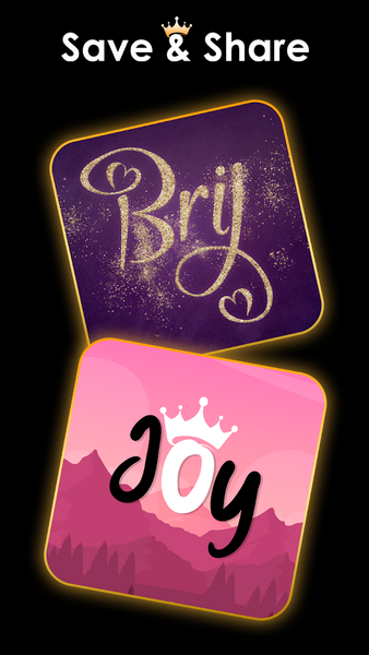 Name Art Photo Editor - عکس برنامه موبایلی اندروید