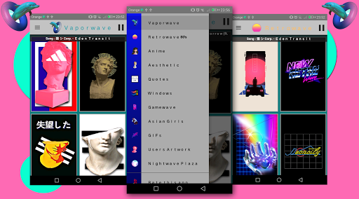 Vaporwave Wallpapers - Image screenshot of android app