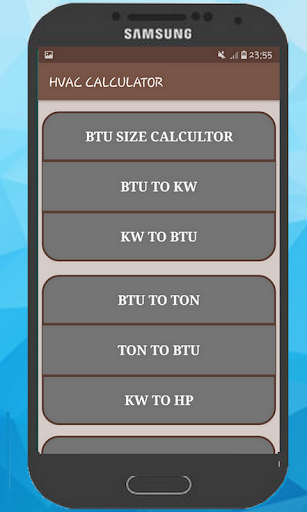 HVAC  Calculator Refrigerant - عکس برنامه موبایلی اندروید