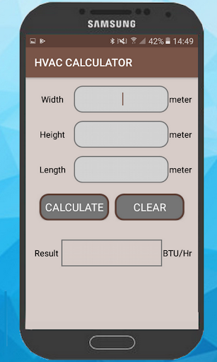 HVAC  Calculator Refrigerant - Image screenshot of android app