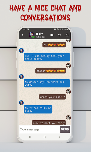 Video call nd chat prank rick - عکس برنامه موبایلی اندروید
