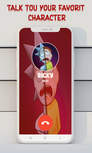 Video call nd chat prank rick - عکس برنامه موبایلی اندروید