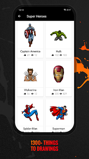 Drawing - How to Draw - عکس برنامه موبایلی اندروید